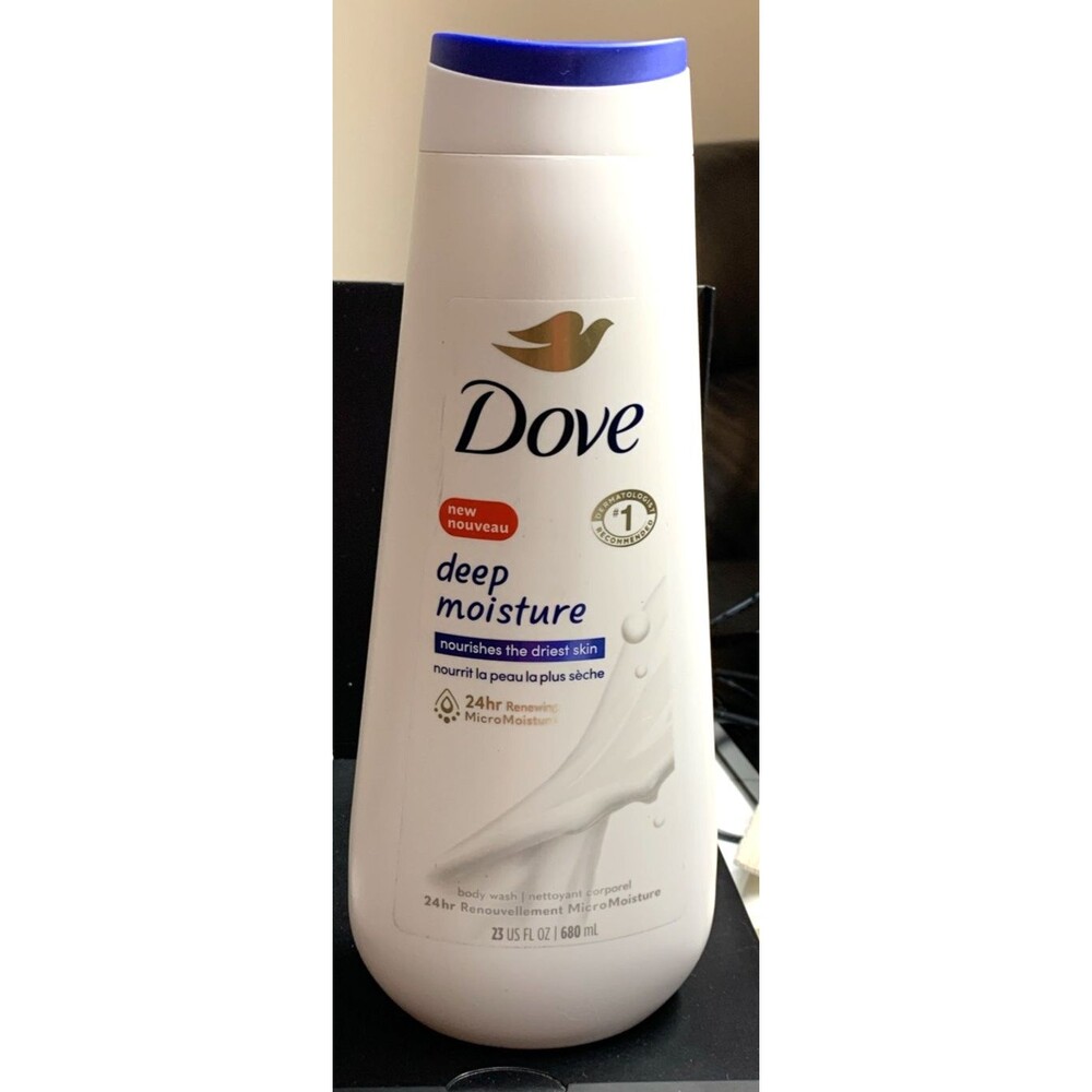Dove Deep Moisture Moisturizing Liquid Body Wash, 23 fl oz (680 mL) New Sealed